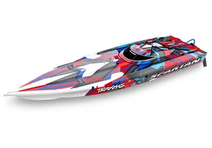 Traxxas Spartan Rot Brushless Rennboot RTR TSM Speedboot 6S Powerboot 57076-4 - Bild 1 von 9