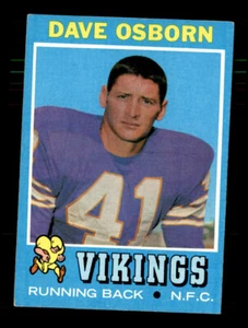 1971 Topps #225 Dave Osborn EX-MT - Picture 1 of 2