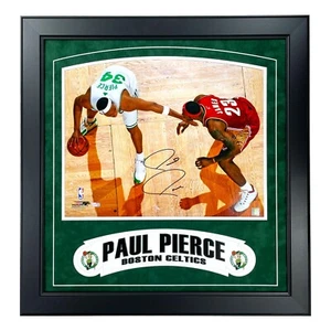 Paul Pierce Autographed Boston Celtics 16x20 Photo Framed Fanatics Signed LeBron - Picture 1 of 5