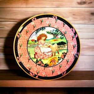 Once Upon a Rhyme Plate Heinrich W Germany Mary Had a LIttle Lamb Nursery Rhyme - Picture 1 of 7