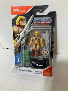 Mega Construx Heroes Series 1 Masters of the Universe He-Man Action Figure - Picture 1 of 3