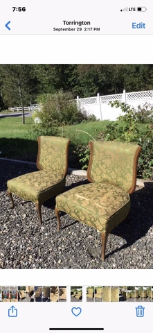 twin vintage chairs Cover