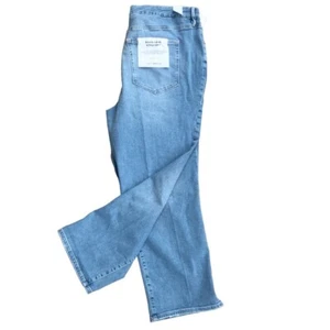 Good American Good Legs Straight Denim Blue Jeans Indigo126 Women’s Plus Size 24 - Picture 1 of 11