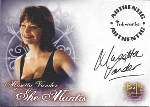 BUFFY WOMEN OF SUNNYDALE - AUTOGRAPH A-10 Musetta Vander as She-Mantis - Picture 1 of 1