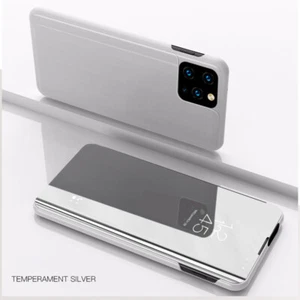 For iPhone 15 14 Pro Max  13 12 11 78 XS Max Smart Clear View Mirror Flip Case - Picture 1 of 26