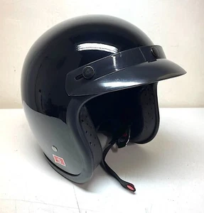 Fulmer V2 Open Face Helmet, Black, Sz. Small w/ Sun Shade - Picture 1 of 9