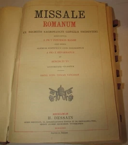 Missale Romanum Ex Decreto Sacrosancti Concilii Tridentini 1935 XXL Buch - Bild 1 von 19