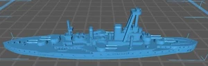 Courbet - Marina Francesa - Wargaming - Eje y Aliados - Miniatura Naval - Imagen 1 de 4