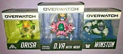 3x OVERWATCH LINDO PERO MORTAL ORISA / WINSTON / D.VA con MEKA **NUEVO** Foto 1 de 4