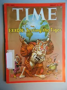 TIME MAGAZINE 18. Februar 1974 EXXON testet den Tiger - Bild 1 von 1
