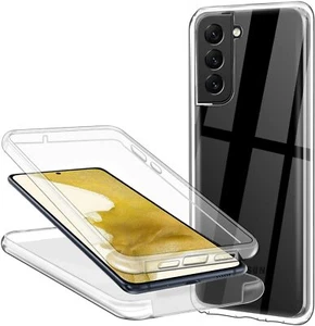 COVER FRONTE RETRO 360° Per SAMSUNG GALAXY S22 PLUS - LUCIDA NO PUNTINI - Foto 1 di 4