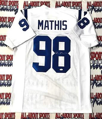 Camiseta Robert Mathis Auténtica Firmada Estilo Profesional Autografiada JSA R1 Foto 1 de 4