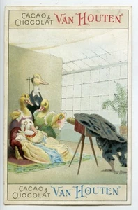 France Chocolat Cacao Van Houten Advertising Chromo Photographer 1890 - Imagen 1 de 2
