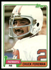 Chuck Foreman 1981 Topps #119 New England Patriots MIAMI - Bild 1 von 2
