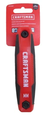 NEW! CRAFTSMAN TOOLS 8-pc. METRIC FOLD-UP HEX KEY WRENCH SET, CMHT26007 - Image 1 of 4