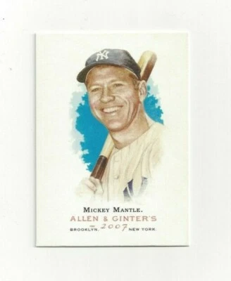 2007 Topps Allen and Ginter Baseball Cards Your Choice Mantle Pujols Rodman Ali - Image 1 of 2