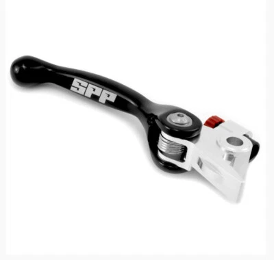 Black SPP Unbreakable Folding Brake Lever Fits Husqvarna FC350 2014 2015 2016 - Image 1 of 4