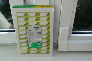 180 SIGEL SCHMETTERLING ETIKETTEN DRUCKER BÜRO ETIKETTEN AUFKLEBER LABELS !!! - Bild 1 von 1