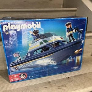 Playmobil 5786 PATTUGLIA POLIZIA BARCA Soccorso Città Life Service INCOMPLETO - Foto 1 di 6