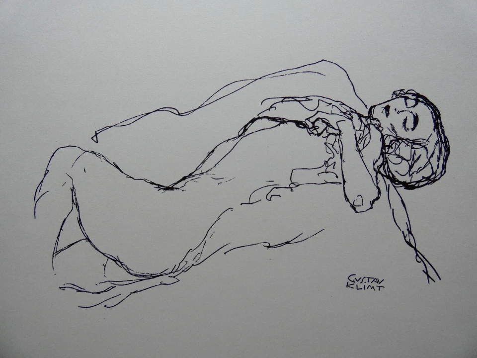 Gustav Klimt - Akt, 1910 - Bild 1 von 4