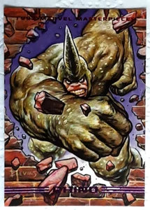 1993 Marvel Masterpieces Card 48 RHINO. Free New Top Loader. - Picture 1 of 3