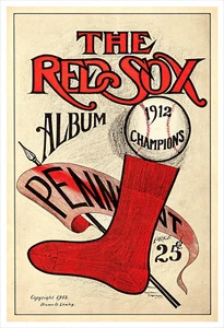 Boston Red Sox 1912 Champions Album Poster Druck - Bild 1 von 2