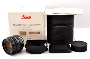 Leica Elmarit-M 28mm F2.8 E46 4th Black Lens #11809 Leica M with Box Mint - Picture 1 of 19