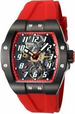 Invicta Men's JM Correa Automatic Transparent Red Dial Silicone Watch 44649
