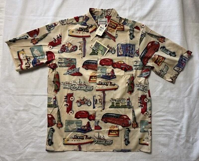 Vintage Reyn Spooner American Classics Toys Gone By Aloha Shirt M - Image 1 of 4