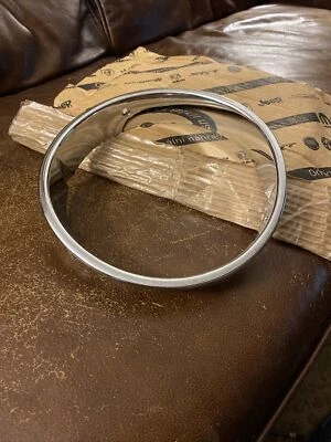 OEM Mopar Jeep Wrangler Faro Lámpara Bisel Cromo 1997-2006 55055046AB Nuevo Foto 1 de 4