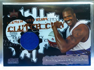 RARO 2006 Topps Shaquille O'Neal/99 Clutch City Juego Usado All-Star Parche (MEM) Foto 1 de 2