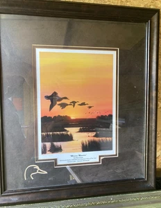 Mark Kness "Morning Memories" Ducks Unlimited Print- 2015 Sponsor. Numbered - Picture 1 of 4