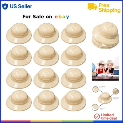 Sombreros de fiesta de safari para niños Disfraz de explorador de la selva Sombrero para sol para fiesta de disfraces Foto 1 de 4