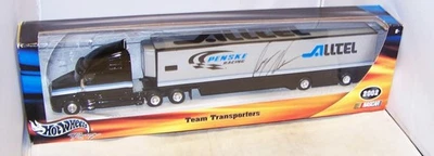 Camión transportador Alltell 1:64 Hot Wheels 2002 #12 Ryan Newman autografiado sin usar, en paquete Foto 1 de 4