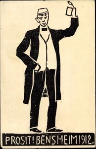 Studentika Ak Bensheim an der Bergstraße Hessen, Student mit... - 4125067 - Picture 1 of 2