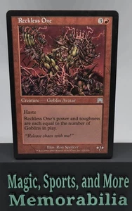 MTG Reckless One Onslaught #222 Regular Uncommon Magic The Gathering LP - Picture 1 of 2