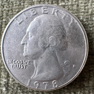 1978 D Washington Quarter Error Coin Filled in " D " Mint Mark - Picture 1 of 5