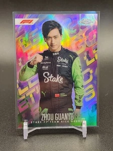 Zhou Guanyu 2024 Topps Finest Formula 1 #LG-14 Let's Go SP - Picture 1 of 2