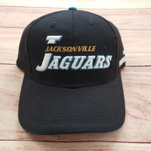 VINTAGE Jacksonville Jaguars Mütze Kappe Herren Riemen hinten schwarz Fußball Puma Pro Line - Bild 1 von 10