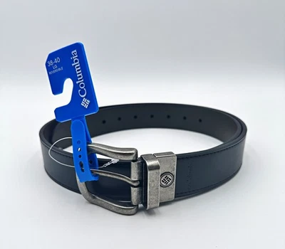 Cinturón Columbia Hombre Talla Grande 38 - 40 Marrón-Negro Reversible NUEVO Foto 1 de 4