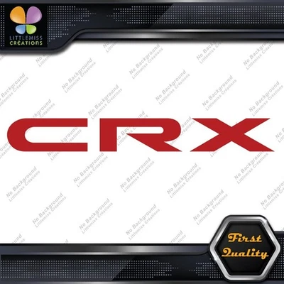 Compatible Honda CRX Vintage Cars JDM Tuning Racing Logo Vinyl Decals Stickers Foto 1 de 4