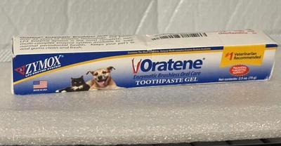 Pet King Brands ZYMOX Oratene Brushless Toothpaste Gel for Dogs and Cats, 2.5oz - Image 1 of 4