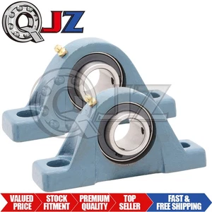 [Paquete de 2] Unidad de alojamiento con cojinete de bloque de almohada de hierro fundido UCPE206-18 [1-1/8 pulgadas de diámetro] - Imagen 1 de 6