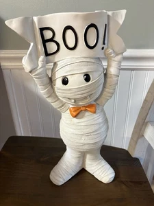 Decoración de Halloween Marvin The Mummy Boy Boo 14 pulgadas - Imagen 1 de 3