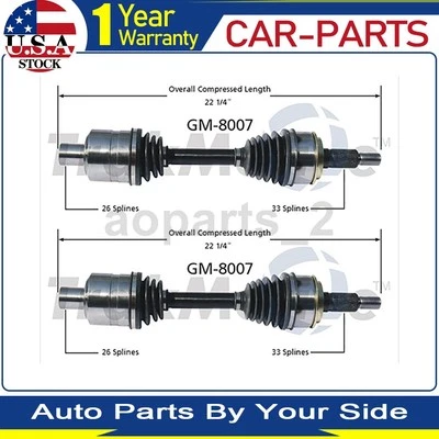 Eje delantero TrakMotive CV eje articulado para Chevrolet Astro 1999 1998 1997 Foto 1 de 2