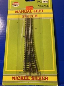 N Scale, Manual Left Switch, Nickel Silver, Model 3951 - Picture 1 of 2