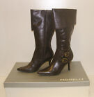 Fiorelli Womens Pointy Winter Boots Leather Ladies Jaye Brown Size 8.5 Rrp$300