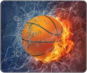 Kids Basketball Mouse Pad, 10"x12", Non-Slip Rubber Base for Home & Office - Picture 1 of 8