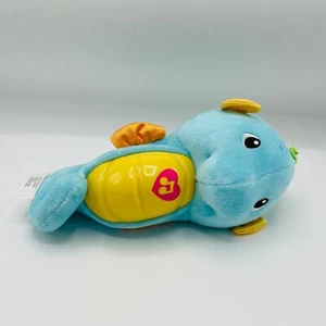 2012 Fisher Price Ocean Wonders Soothe Glow Seahorse Baby Soothing Blue Music - Picture 1 of 9