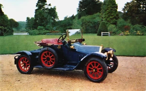 Fiat 12 H.P. 1913 Postal de colección A la vista en el Museo del Motor Montagu C348 - Imagen 1 de 2